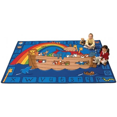 WALL-TO-WALL Alphabet Noah Rug7 ft. 8 in. x 10 ft. 10 in. WA218678